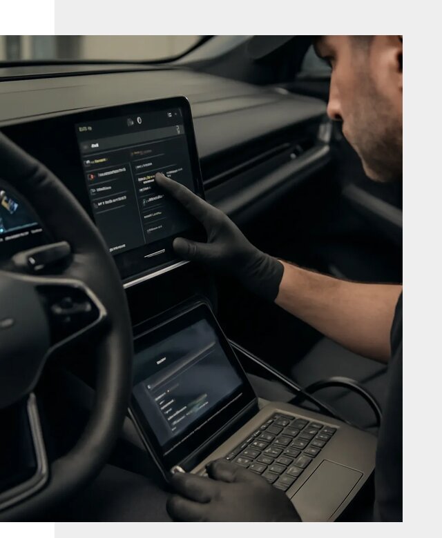 Русификация приборной панели Rising автомобиля в Пушкине